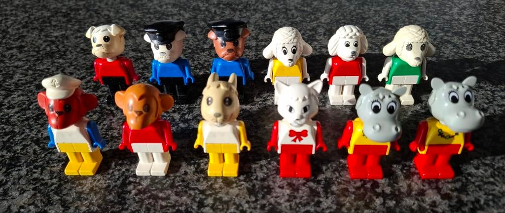 Lot van 12 Fabuland figuurtjes, Ophalen of Verzenden, Gebruikt