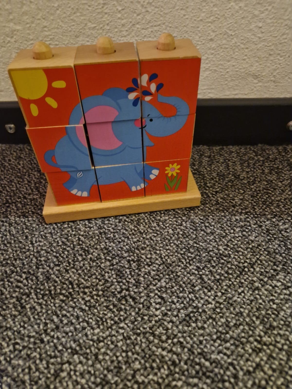 Houten blokken puzzel - Dieren (Viga), Ophalen of Verzenden
