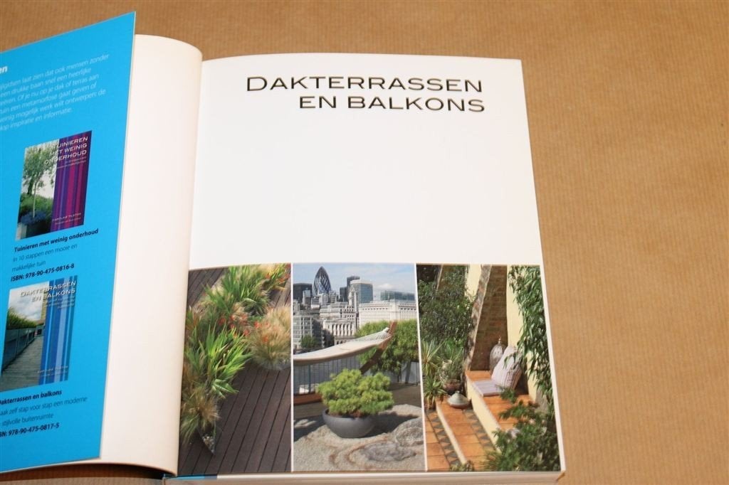 Dakterrassen en Balkons — Stijlvol Inrichten, Stap voor Stap, Boeken, Ophalen of Verzenden, Gelezen, Interieur en Design