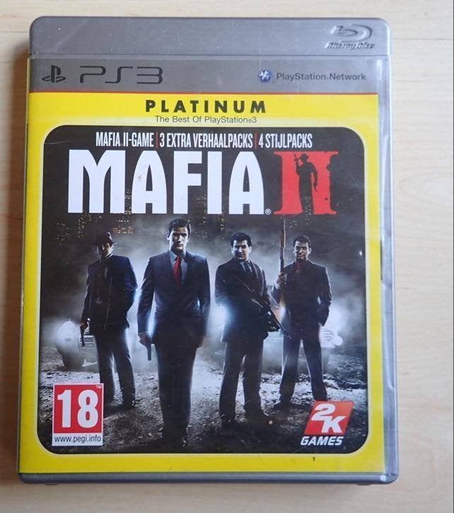 Mafia II PS3, Spelcomputers en Games, Avontuur en Actie, Vanaf 18 jaar, 1 speler, Ophalen of Verzenden