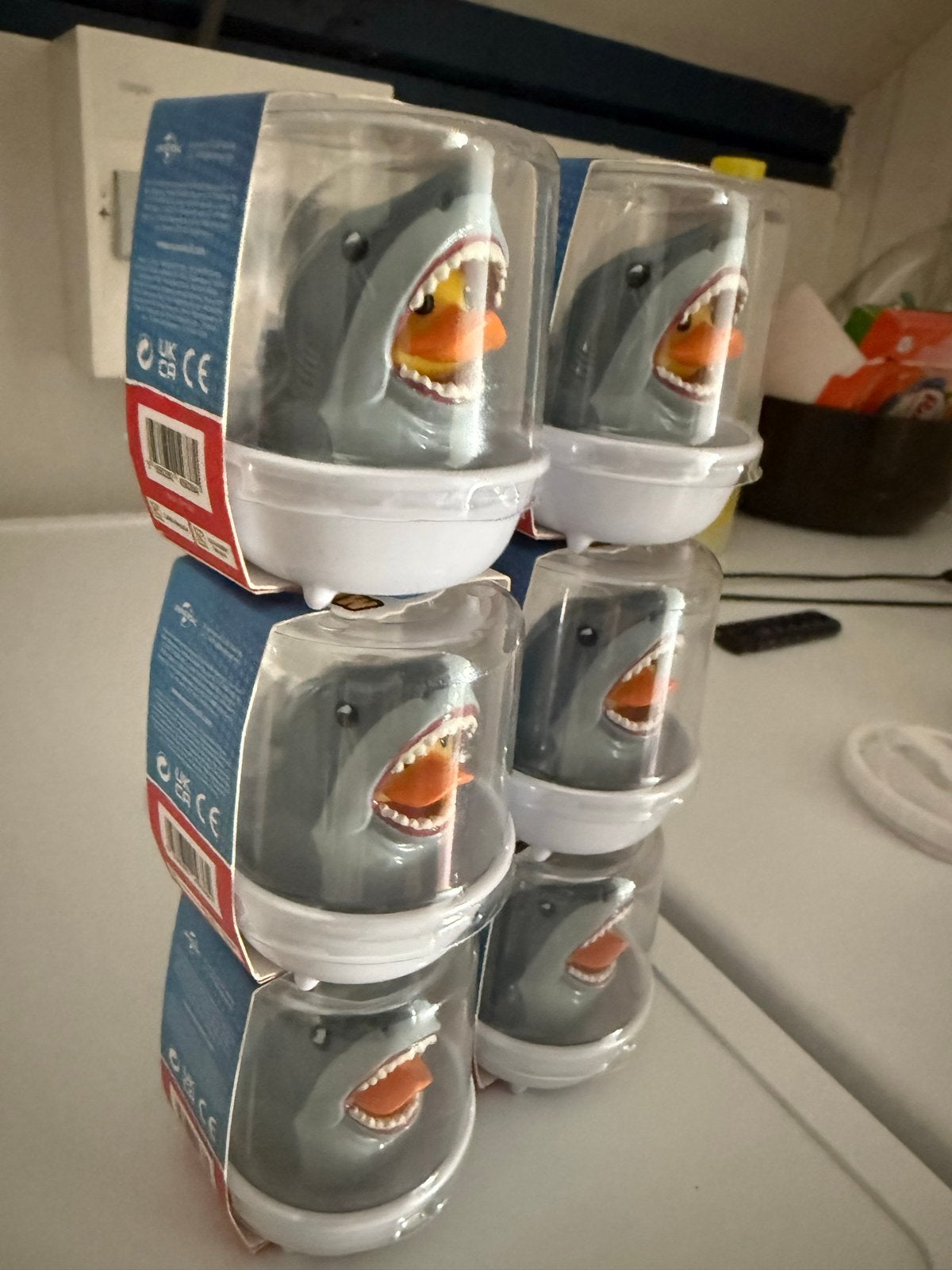 Jaws Mini Tubbz Bruce badeendjes (6 stuks), Ophalen of Verzenden, Nieuw, Jongen of Meisje