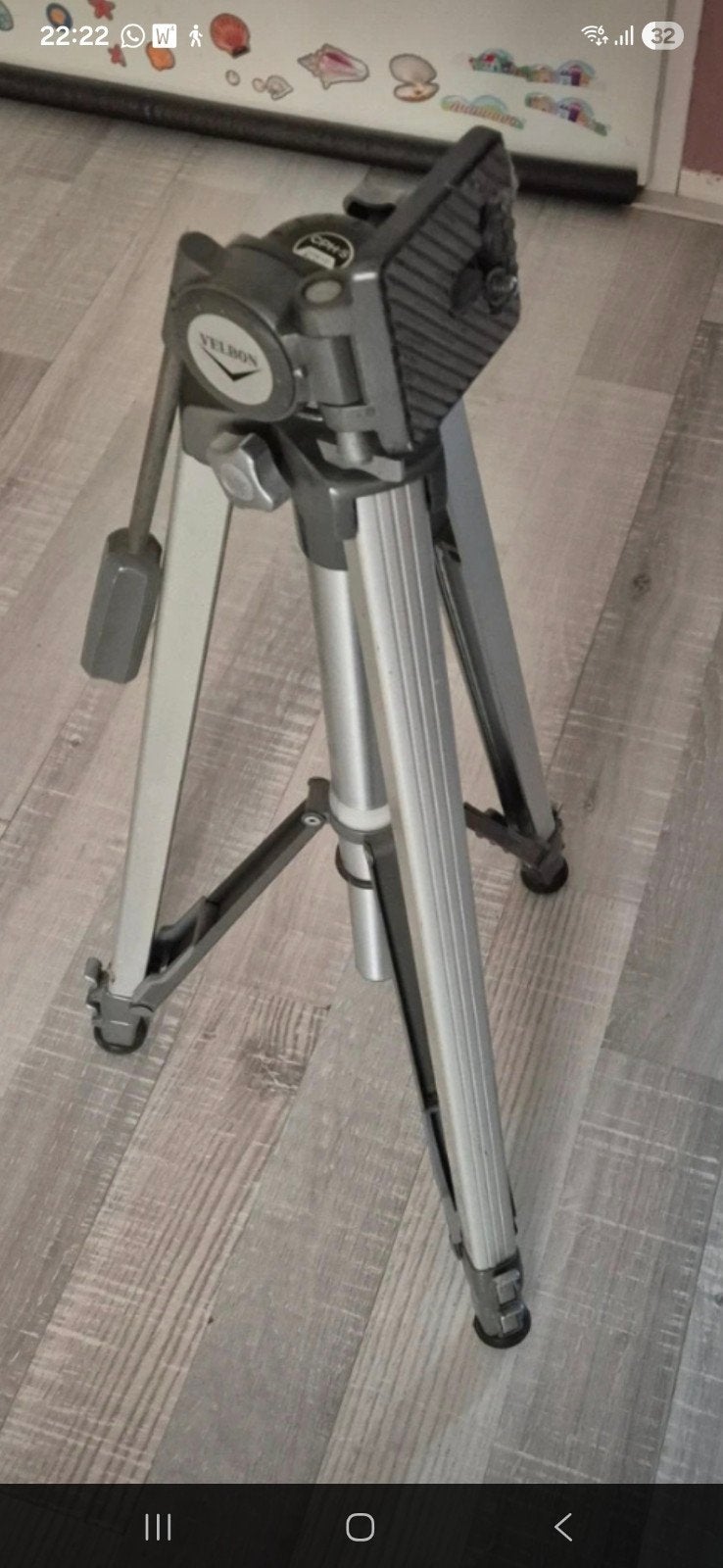 Velbon Statief - Model AE - Tokyo Japan, Gebruikt, 125 cm of minder, Velbon, Ophalen of Verzenden