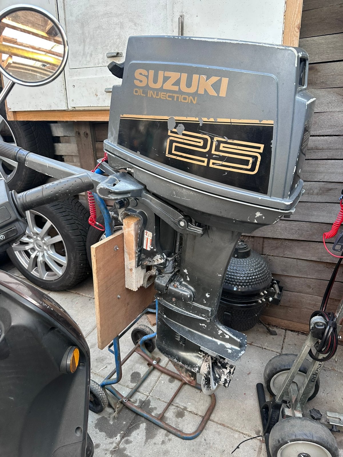 Suzuki 25 pk & mercury 25 pk (bouwjaar 2017), Ophalen, 10 tot 30 pk, Zo goed als nieuw, Benzine
