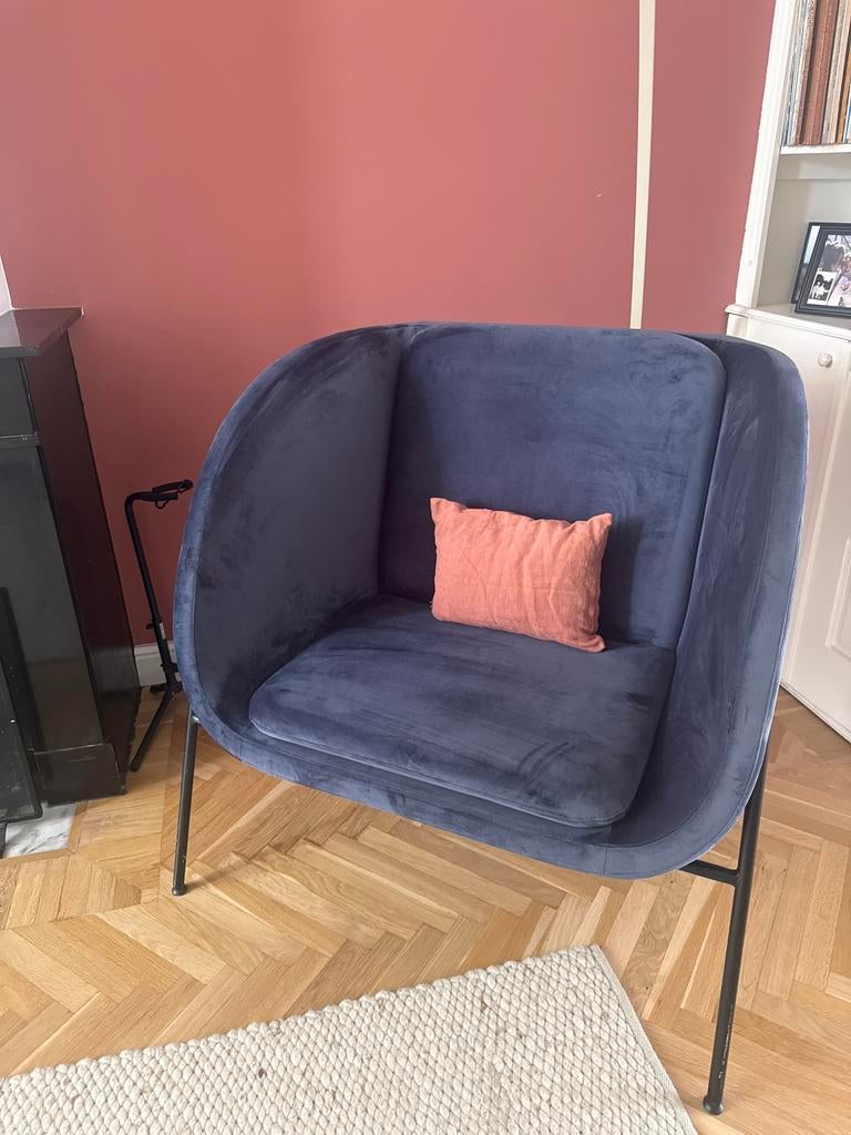 Bolia Love Seat Fauteuil - Zo goed als nieuw, Ophalen of Verzenden, Zo goed als nieuw, Stof, 75 tot 100 cm