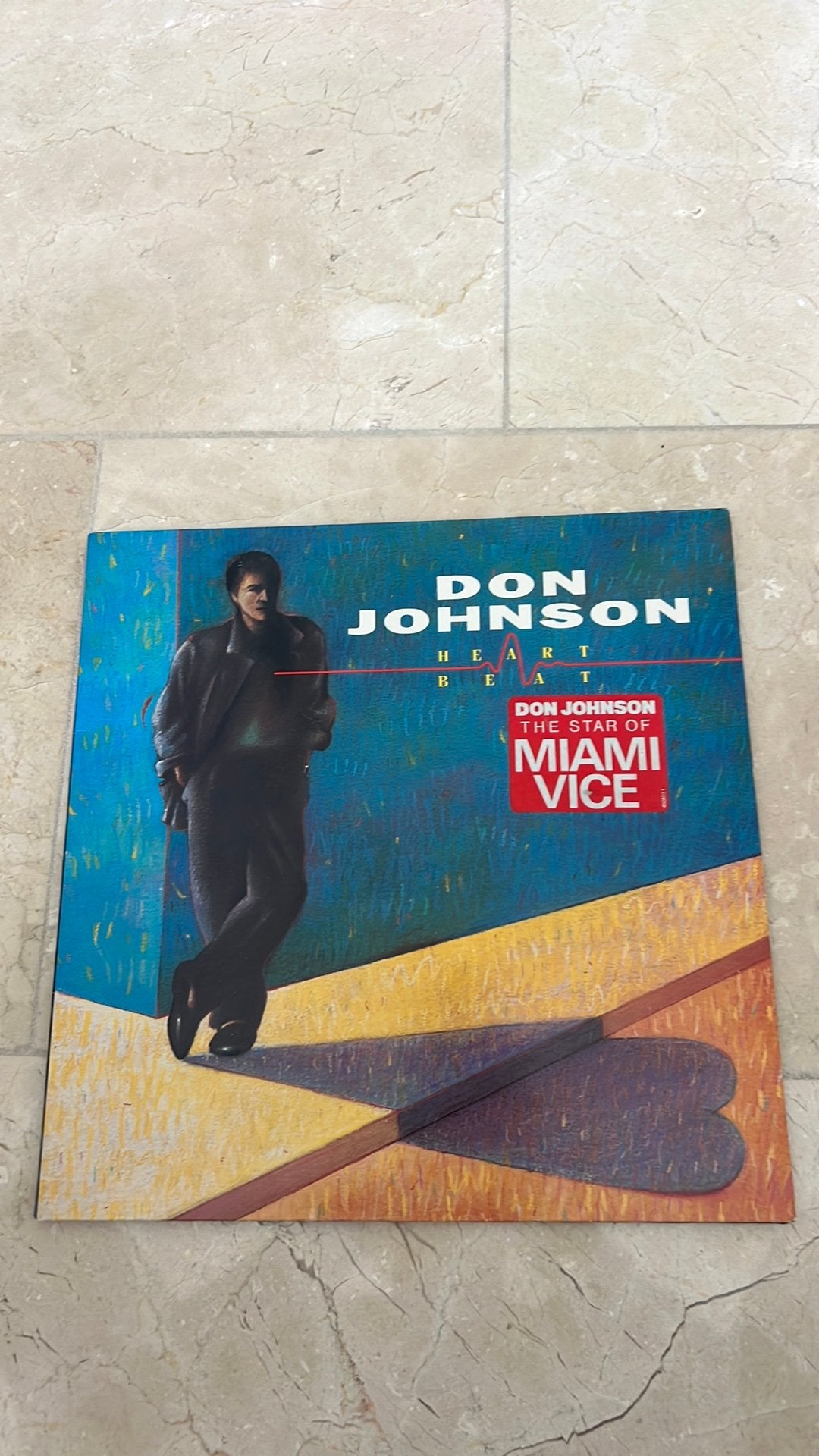 LP Don Johnson Heart beat, Ophalen of Verzenden, Zo goed als nieuw, LP
