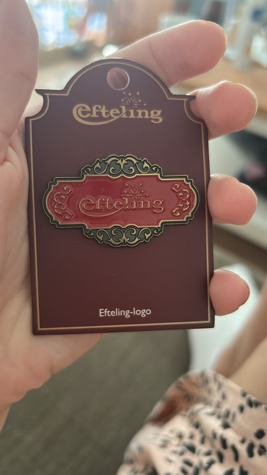 Efteling pin, Ophalen of Verzenden, Zo goed als nieuw, Button of Speldje