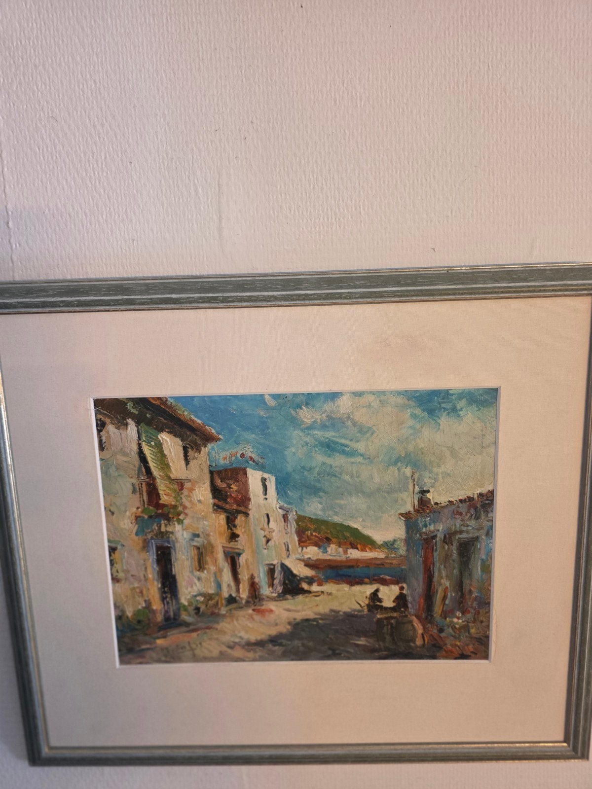 mediterraan dorp, Antiek en Kunst, Ophalen of Verzenden