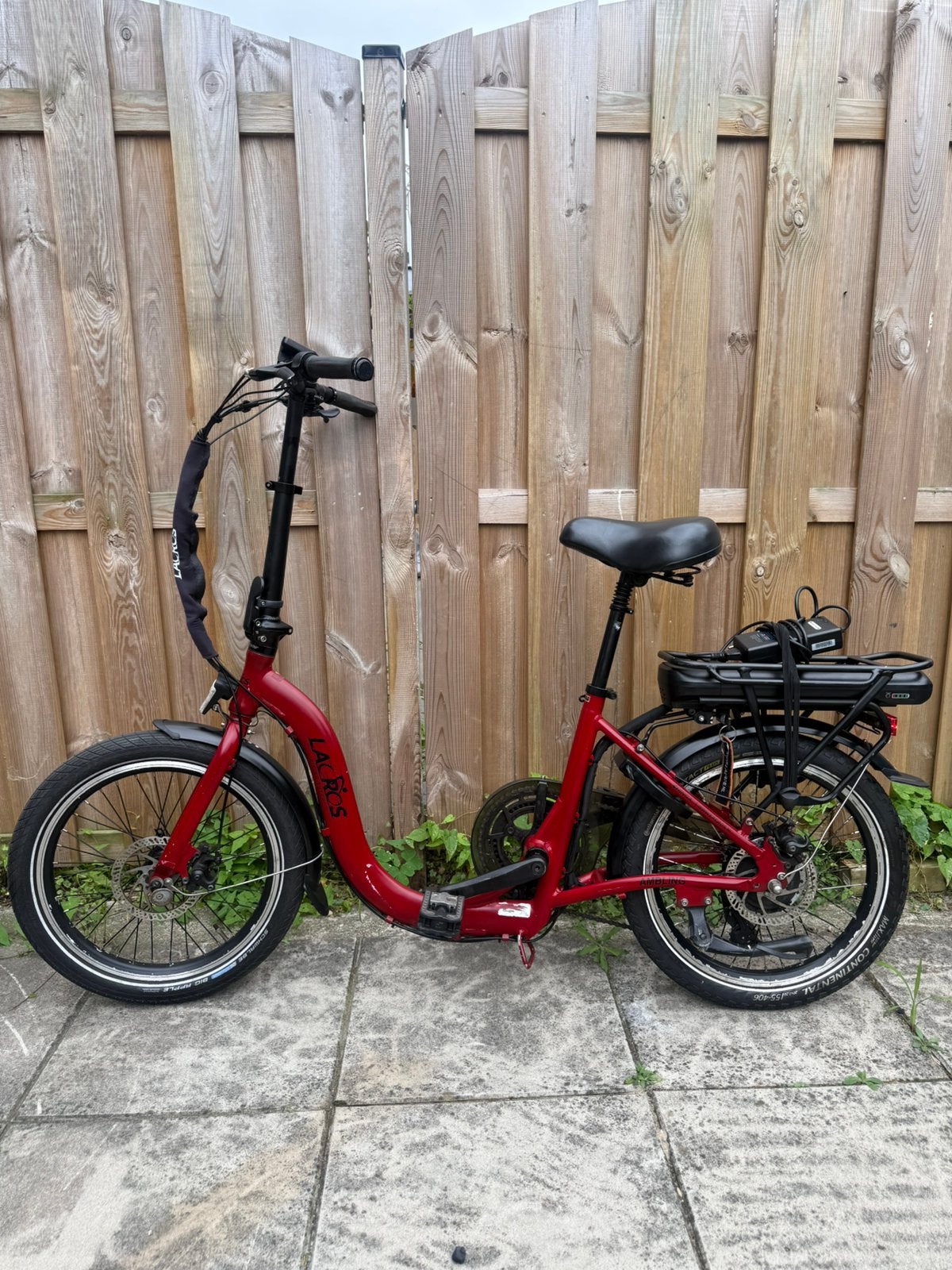 Elektrische vouwfiets Lacros Ambiling, Fietsen en Brommers, Fietsen | Vouwfietsen, 20 inch of meer, Versnellingen, Zo goed als nieuw