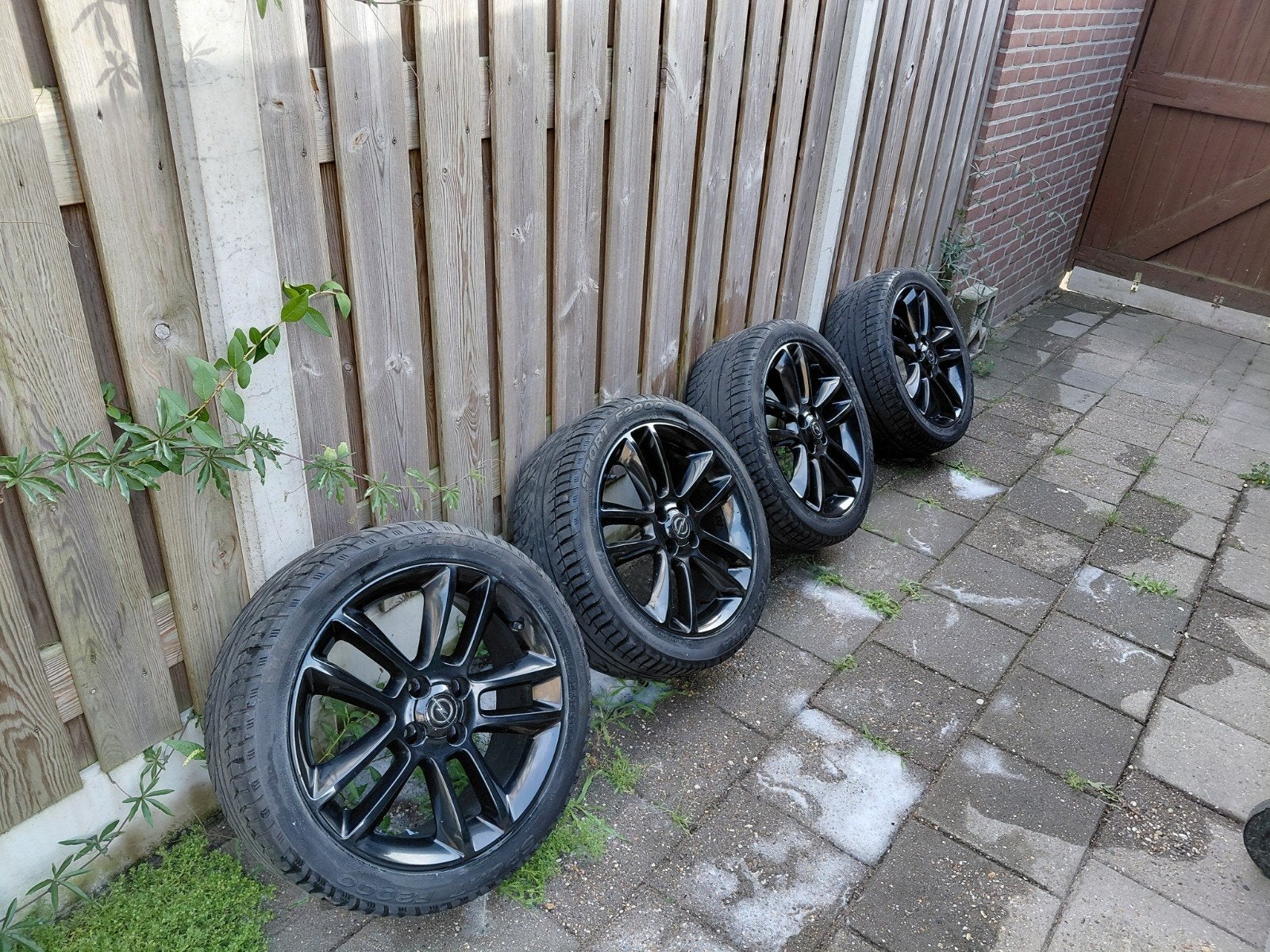 OPC Line Velgen 4x100 met 215/45 R17 banden, Auto-onderdelen, Banden en Velgen, Ophalen, Banden en Velgen, 17 inch, Personenwagen