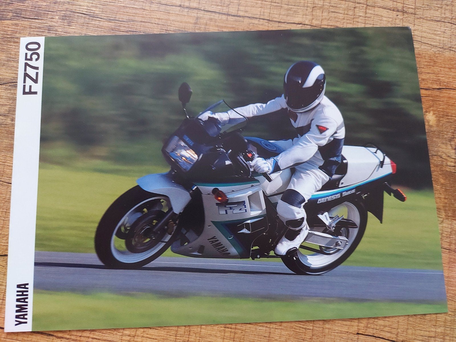 Yamaha FZ 750 motorfiets folder, Ophalen of Verzenden, Yamaha