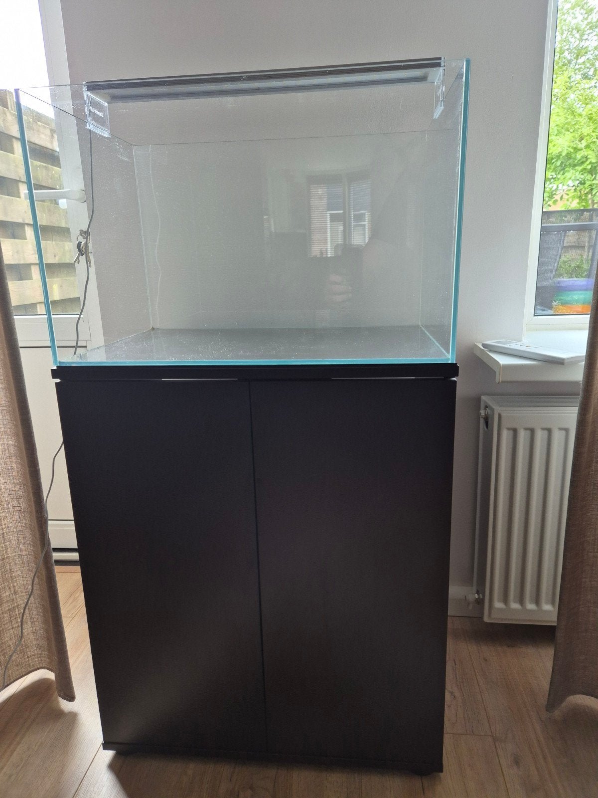 Superfish scaper 90 aquarium 60x40x38 - 90 liter met meubel, Ophalen, Zo goed als nieuw, Leeg aquarium