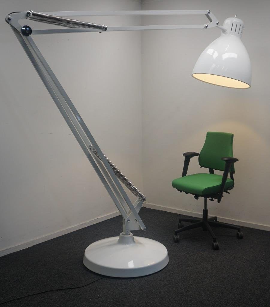 Leucos JJ Great TR Floor Lamp , Staande design lamp Wit, Gebruikt, -, 200 cm of meer, Ophalen of Verzenden