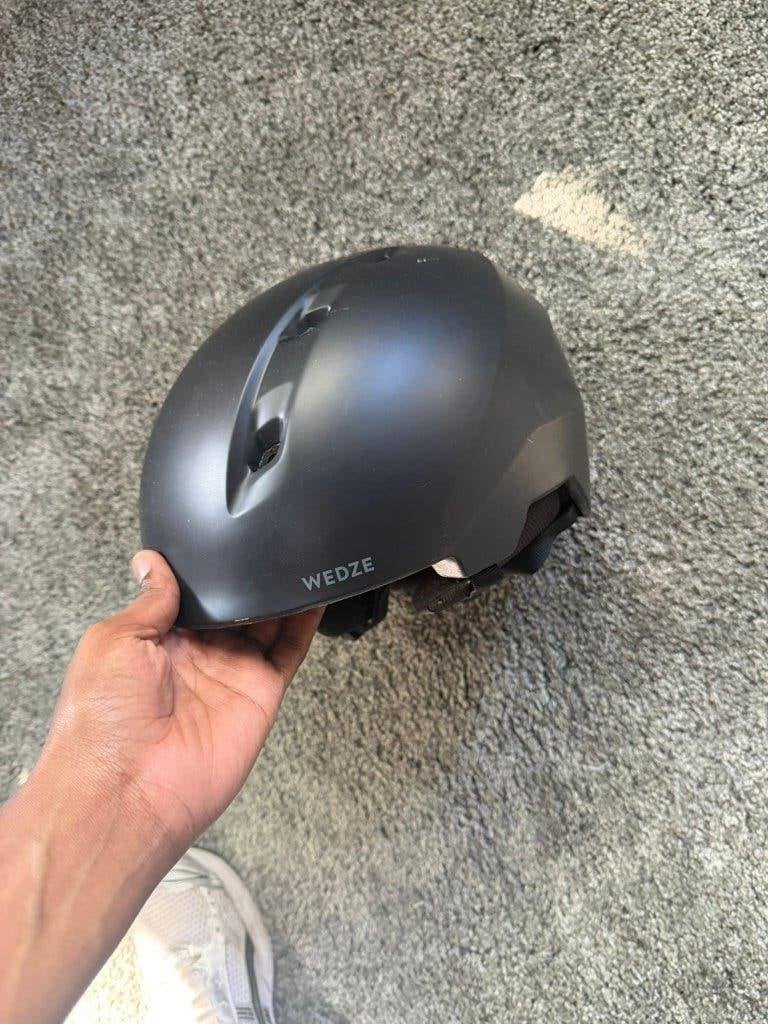 Wedze fietshelm maat M – zwart / antraciet, Gebruikt, M, Ophalen of Verzenden, Decathlon