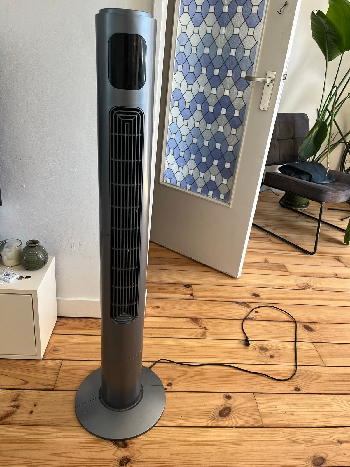 torenventilator - Grijs - werkt top, Ophalen, Zo goed als nieuw, Torenventilator