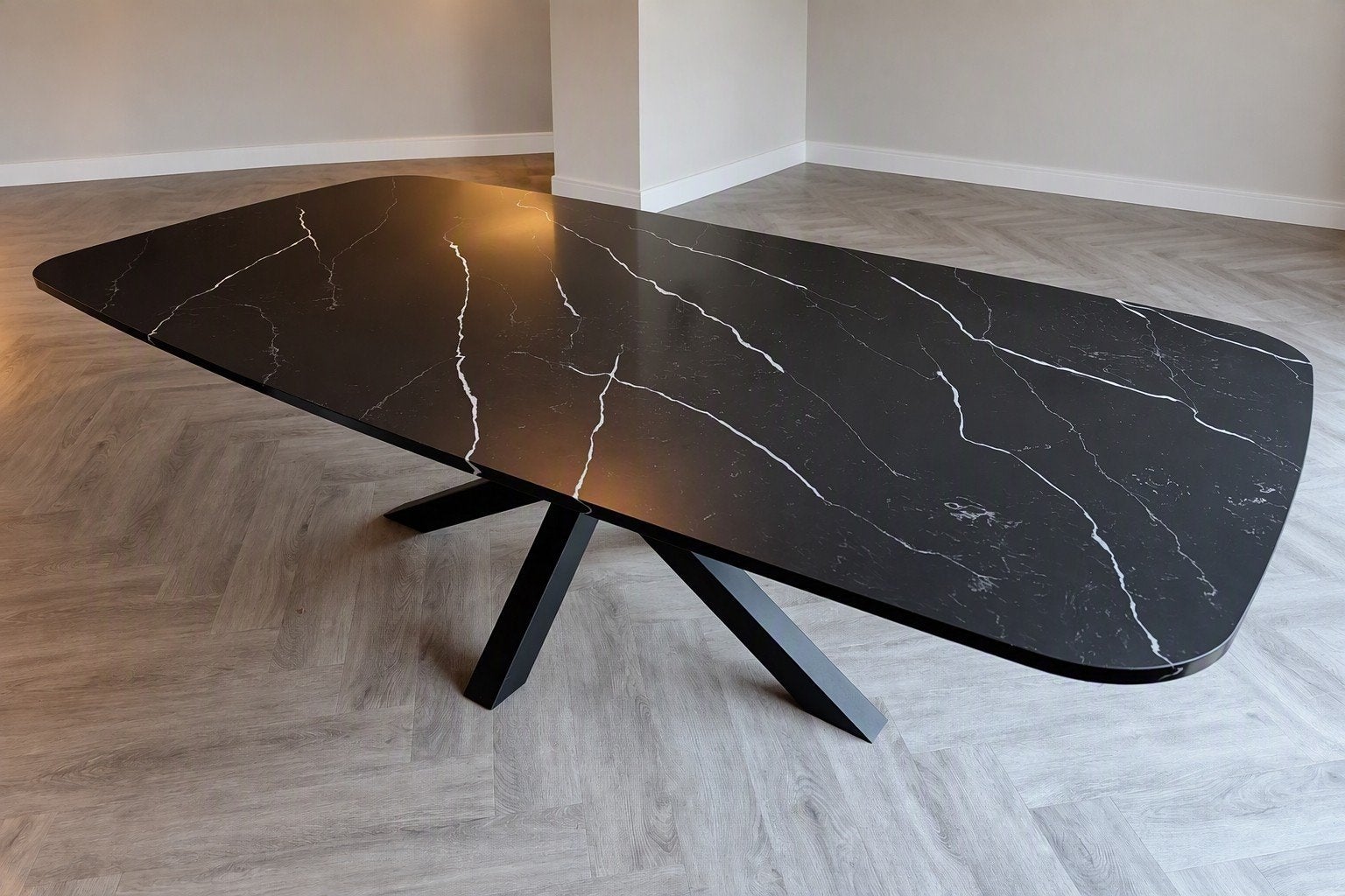 prachtige natuurstenen tafel, uniek!, Ophalen, Overige materialen, 100 tot 150 cm, Zo goed als nieuw