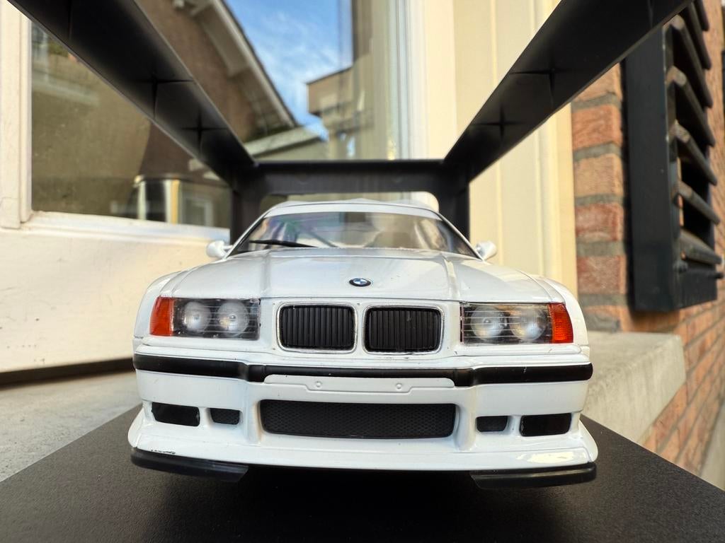 1:18 BMW E36 M3 GTR wit Plain Body Street Version '93 Werk83, Overige merken, Auto, Nieuw, Willeckstr. 7, D-35614 Asslar, Germany