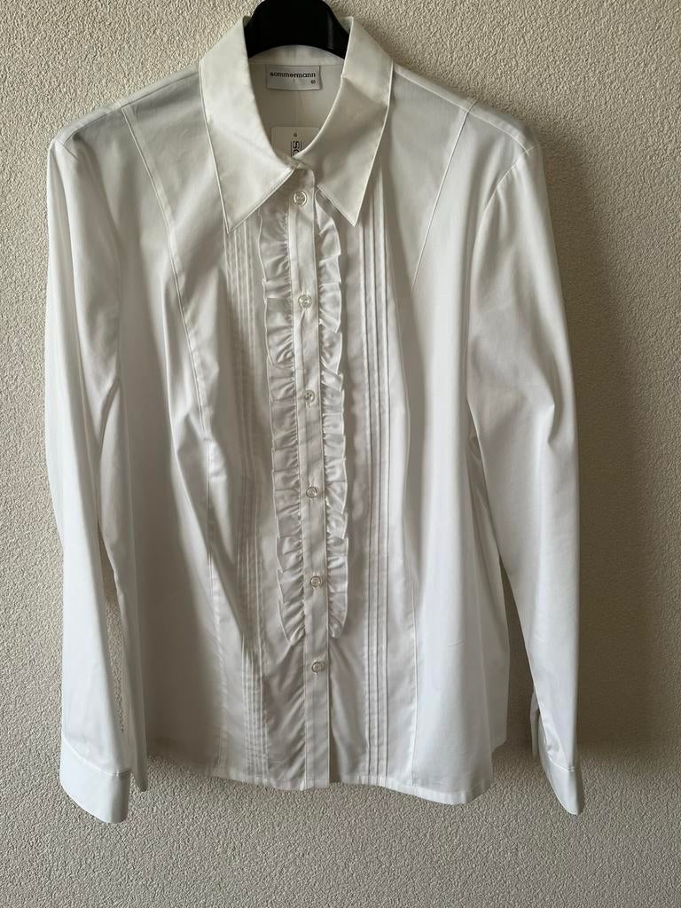 Sommermann witte blouse maat 46, Kleding | Dames, Ophalen of Verzenden, Nieuw, Maat 46/48 (XL) of groter, Wit