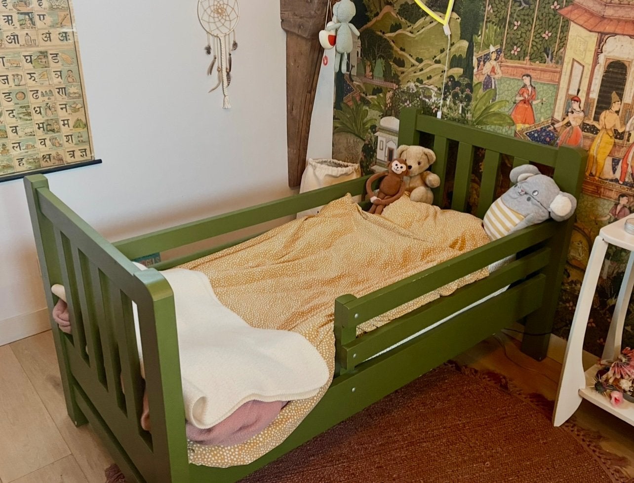Peuterbed Tim Rockwood 160x85, Kinderen en Baby's, Kinderkamer | Bedden, Ophalen, 70 tot 85 cm, 140 tot 160 cm, Zo goed als nieuw
