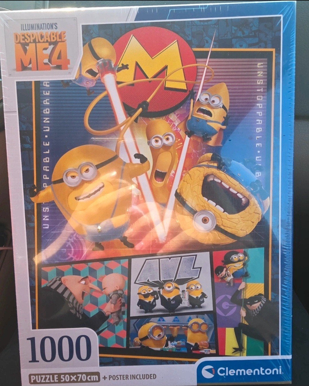 Nieuwe Minions Despicable Me 4 Puzzel 1000 stukjes, Ophalen of Verzenden, 500 t/m 1500 stukjes, Nieuw, Legpuzzel