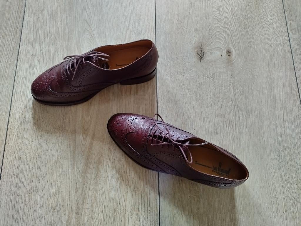 Klassieke Van Bommel brogues in de maat 6,5H - 40 breed, Kleding | Heren, Schoenen, Overige kleuren, Floris van Bommel, Ophalen of Verzenden