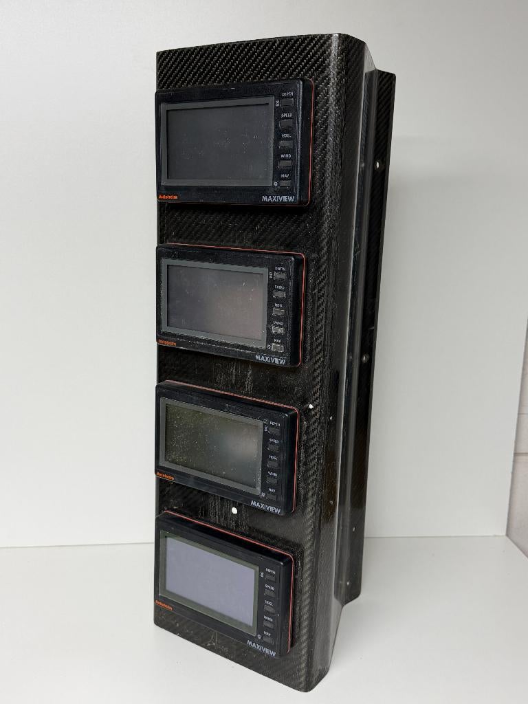 Carbon Mast Unit / maststeun met 4 x Autohelm Maxiview, Watersport en Boten, Ophalen of Verzenden, Gebruikt, Overige typen