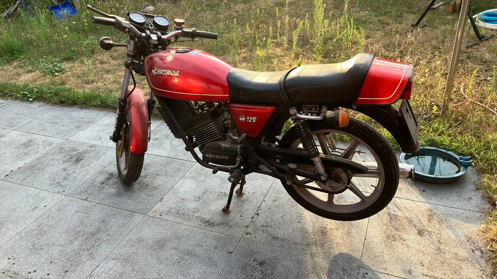 Laverda 125 zundapp125, Ophalen, Gebruikt