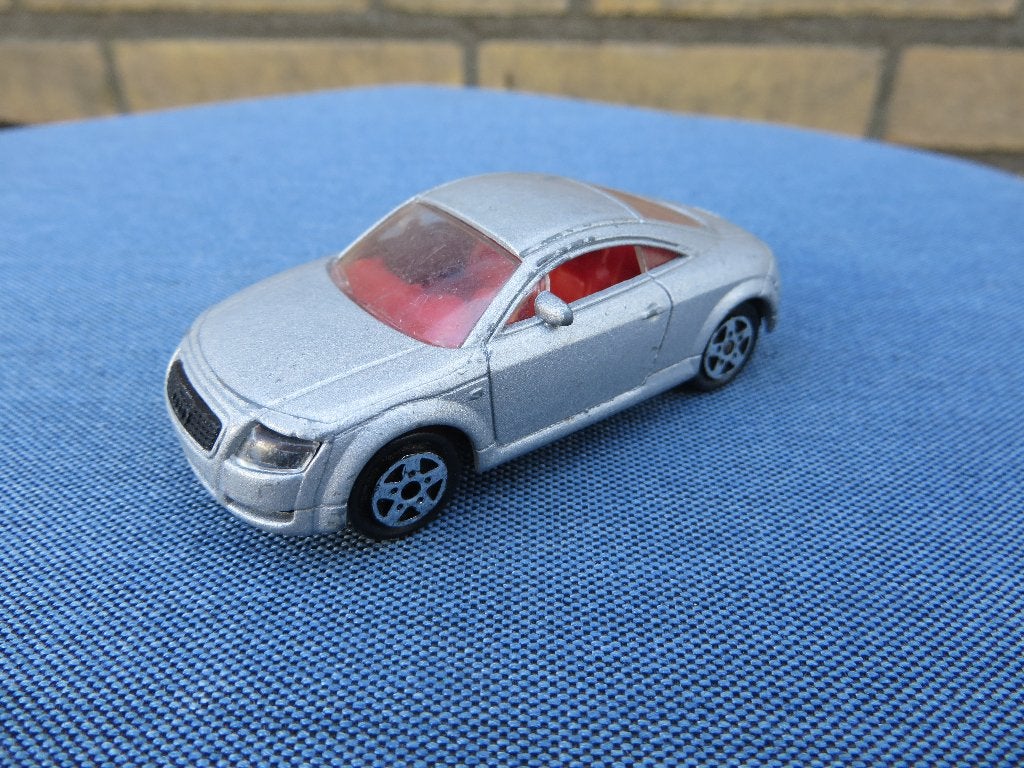 Majorette Audi TT zilver, Ophalen of Verzenden, Gebruikt, Auto