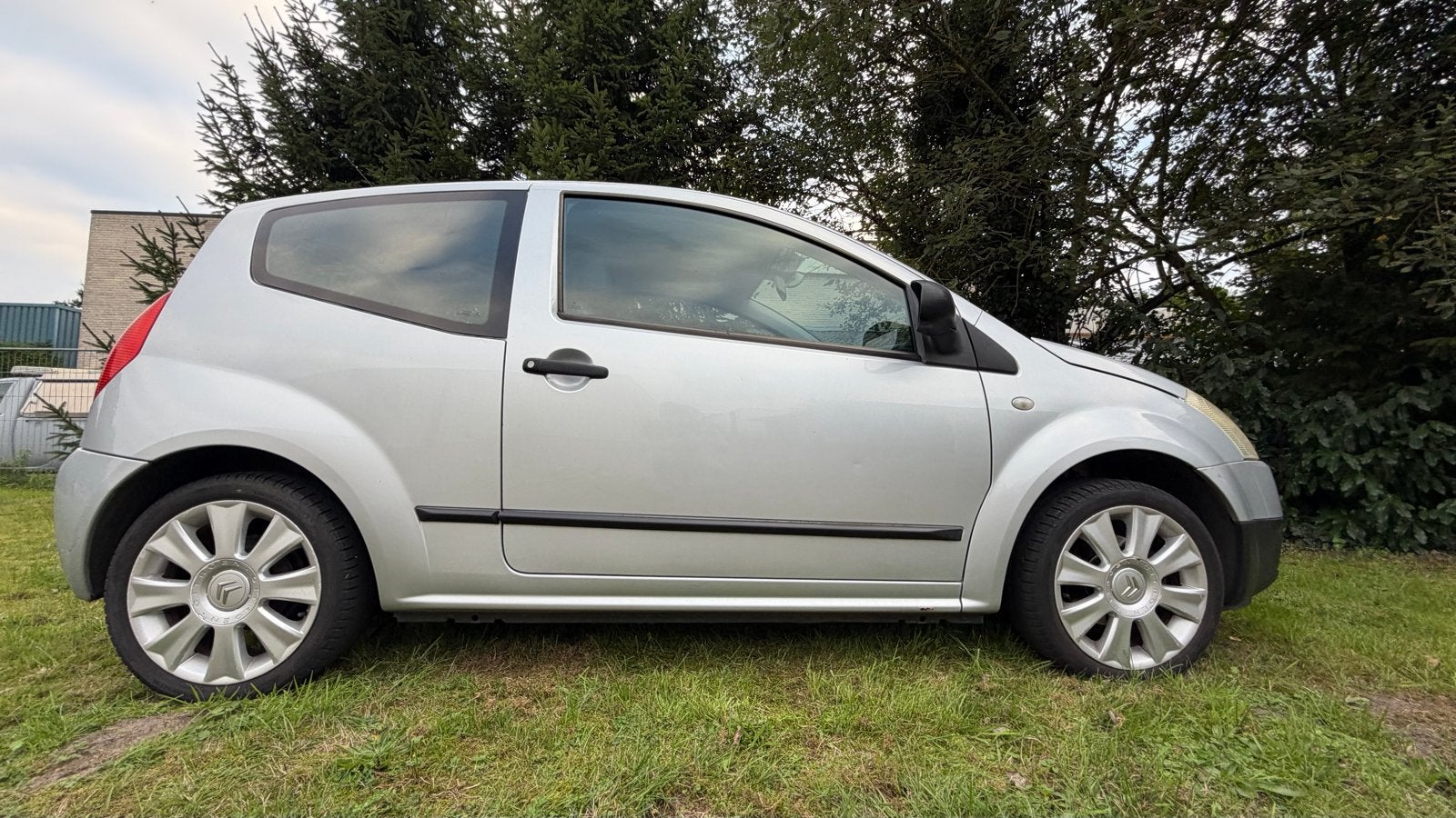 Citoen C2 zeer nette auto. Sport uitvoering NIEUWE APK, Auto's, Leder, Particulier, C2, Zilver of Grijs