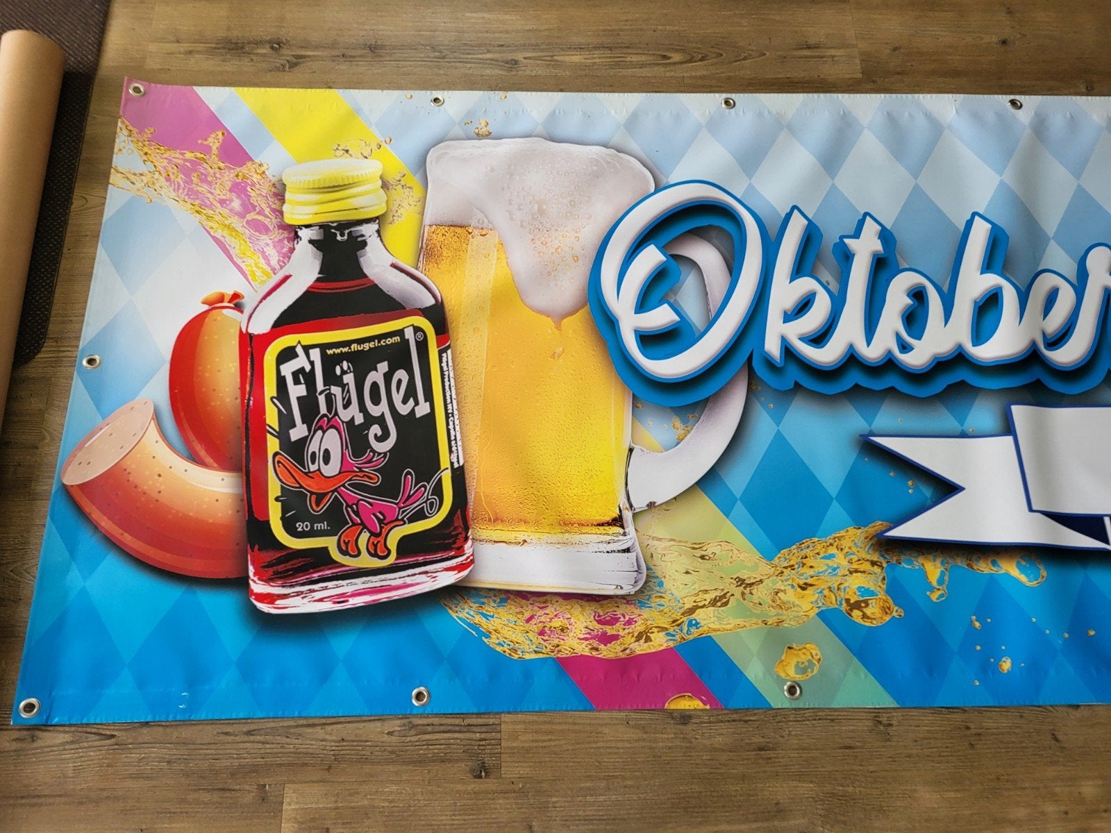 Mooie oktober feest spullen Triolenpak en spandoeken, Ophalen, Gebruikt