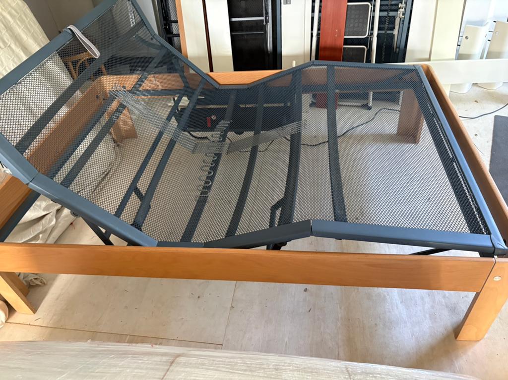 Te koop top AupingAuronde 140x200  48 cm hoog  beuken, Ophalen, Zo goed als nieuw
