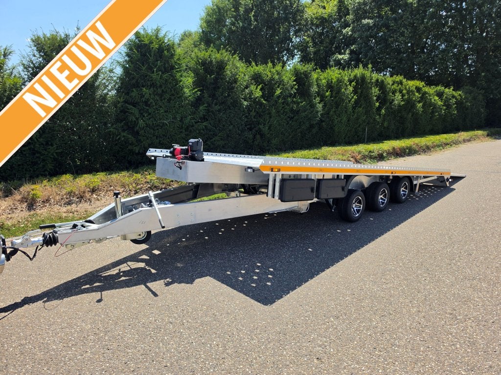 Gromex 561x221 kantelbare aluminium autotransporter 3500kg, Nieuw