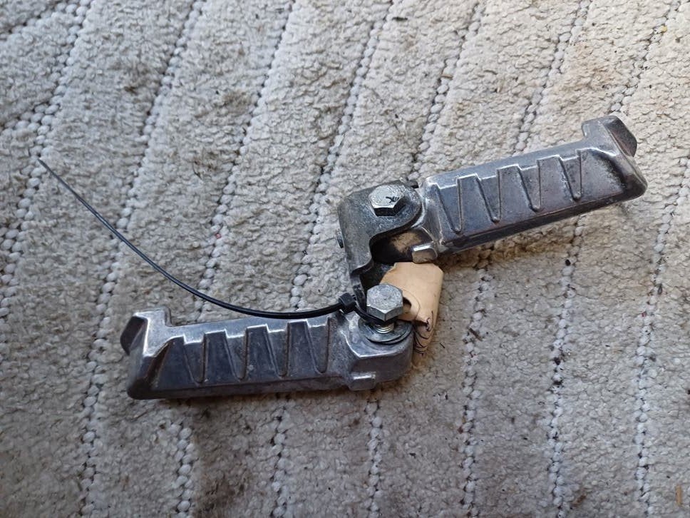 Peugeot ludix 10inch passagiers voetsteunen gebruikt, Ophalen of Verzenden, Gebruikt, Overige typen, Peugeot
