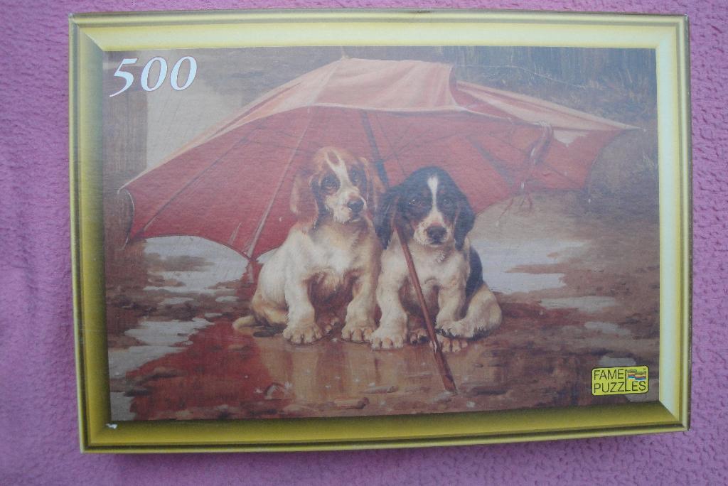 FAME PUZZLES  PAINTING  500 stukjes  1,95euro., Ophalen of Verzenden, 500 t/m 1500 stukjes, Zo goed als nieuw, Legpuzzel