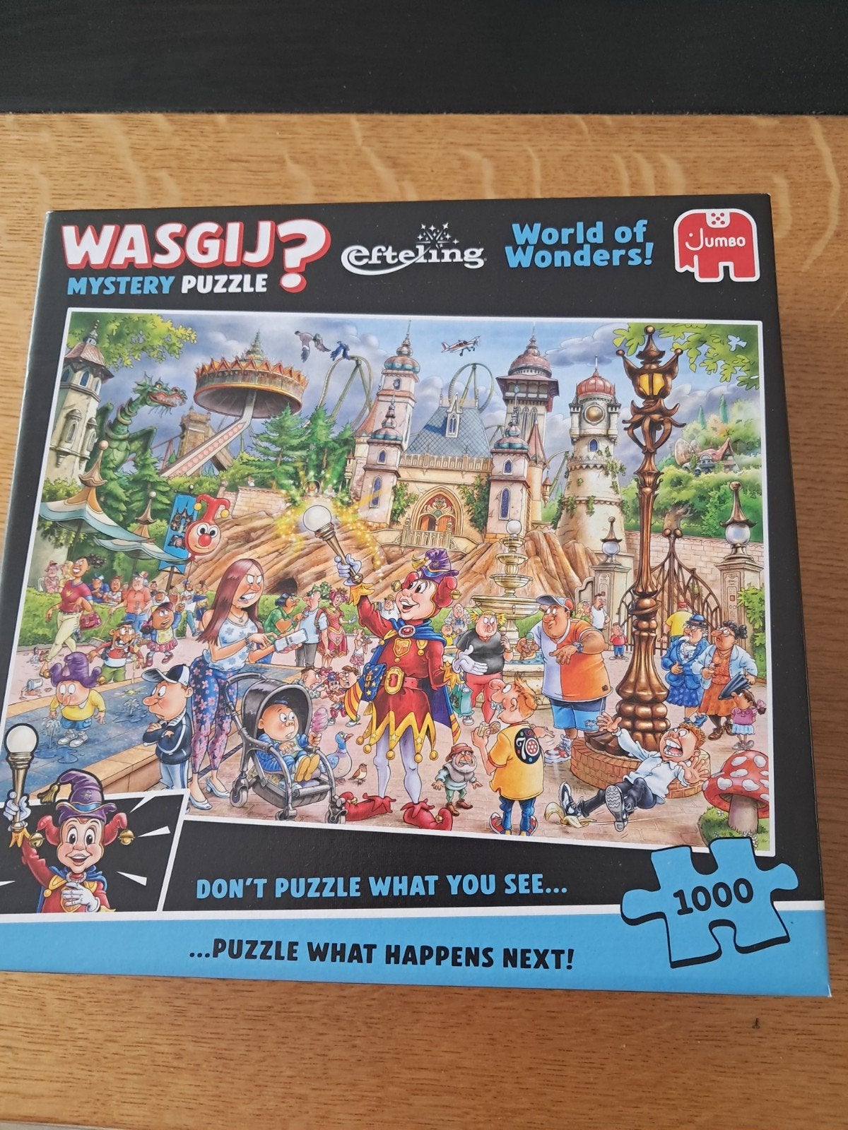 Wasgij? Mystery Puzzel Efteling World of Wonders 1000 stukje, Ophalen, 500 t/m 1500 stukjes, Gebruikt, Legpuzzel