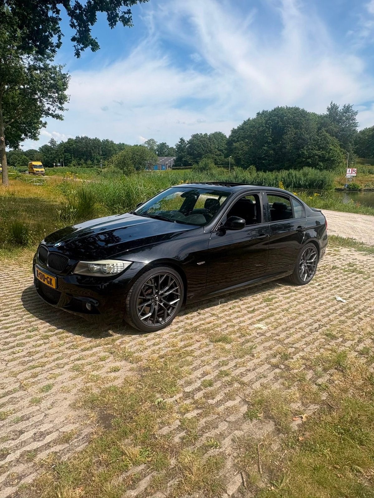 BMW 335XI Zwart, Auto's, Zwart, Particulier, Sedan, Geïmporteerd