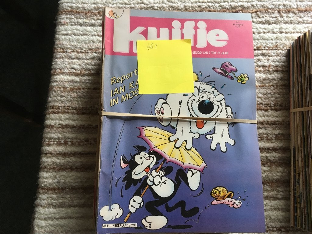 kuifje diverse partij weekblad stripboek, Boeken, Meerdere stripboeken, Ophalen of Verzenden, Gelezen