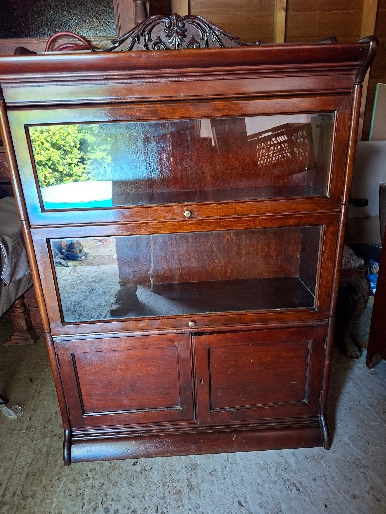 Globe - Wernicke Barrister Boekenkast, Ophalen, Glas, 100 tot 150 cm, 50 tot 100 cm