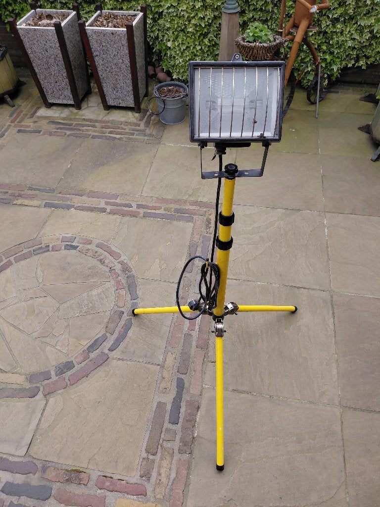 te koop  3  bouw lampen   een op statief 500 en 1000 watt, Doe-het-zelf en Verbouw, Bouwverlichting, Met statief, Ophalen of Verzenden