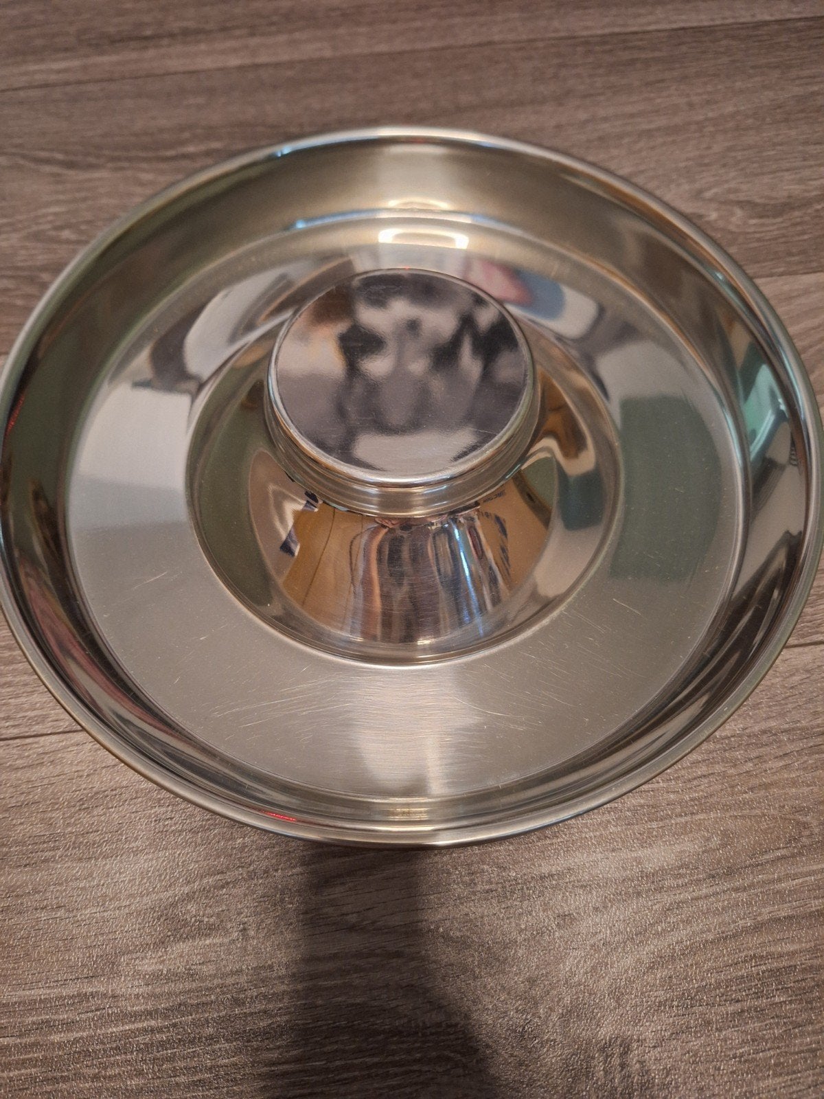Puppy voerbak RVS – anti-schrok – Ø 28 cm, Ophalen, Anti-schrok