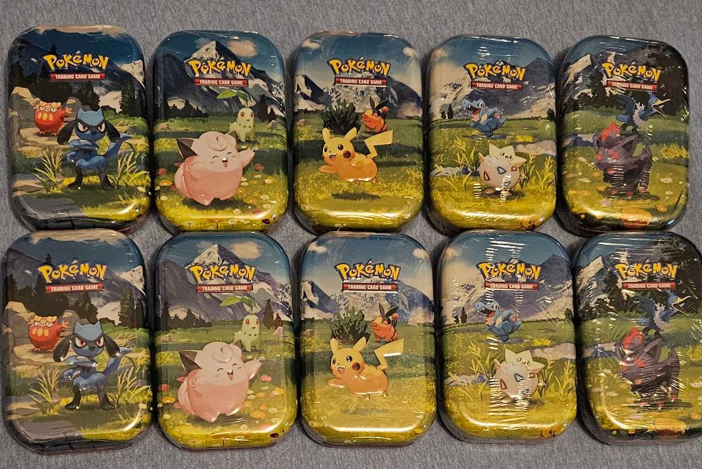 Pokemon Ascended Heroes mini tins, Ophalen, Nieuw, Boosterbox, Foil