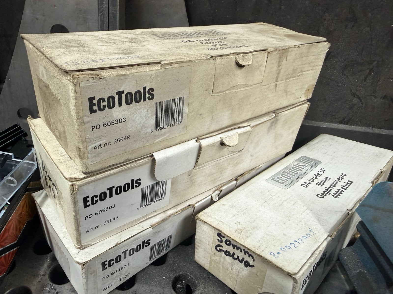 EcoTools Tacker 113701 met toebehoren en spijkers, Ophalen of Verzenden, Gebruikt, Tacker/nietmachine, Overige merken