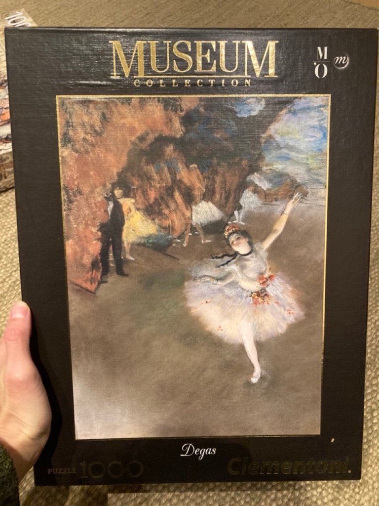 Degas, 1000 stukjes puzzel, Clementoni, Museum collection, Ophalen, 500 t/m 1500 stukjes, Zo goed als nieuw, Legpuzzel