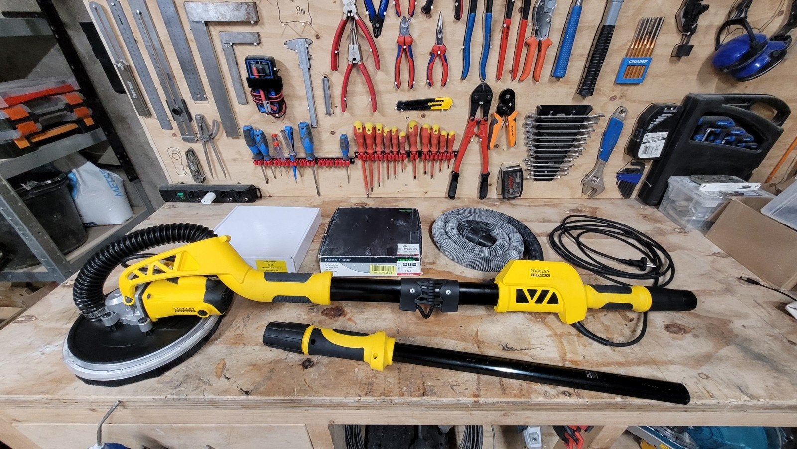 Gips / langnek schuurmachine, Ophalen, Gebruikt, 600 tot 1200 watt, Overige typen