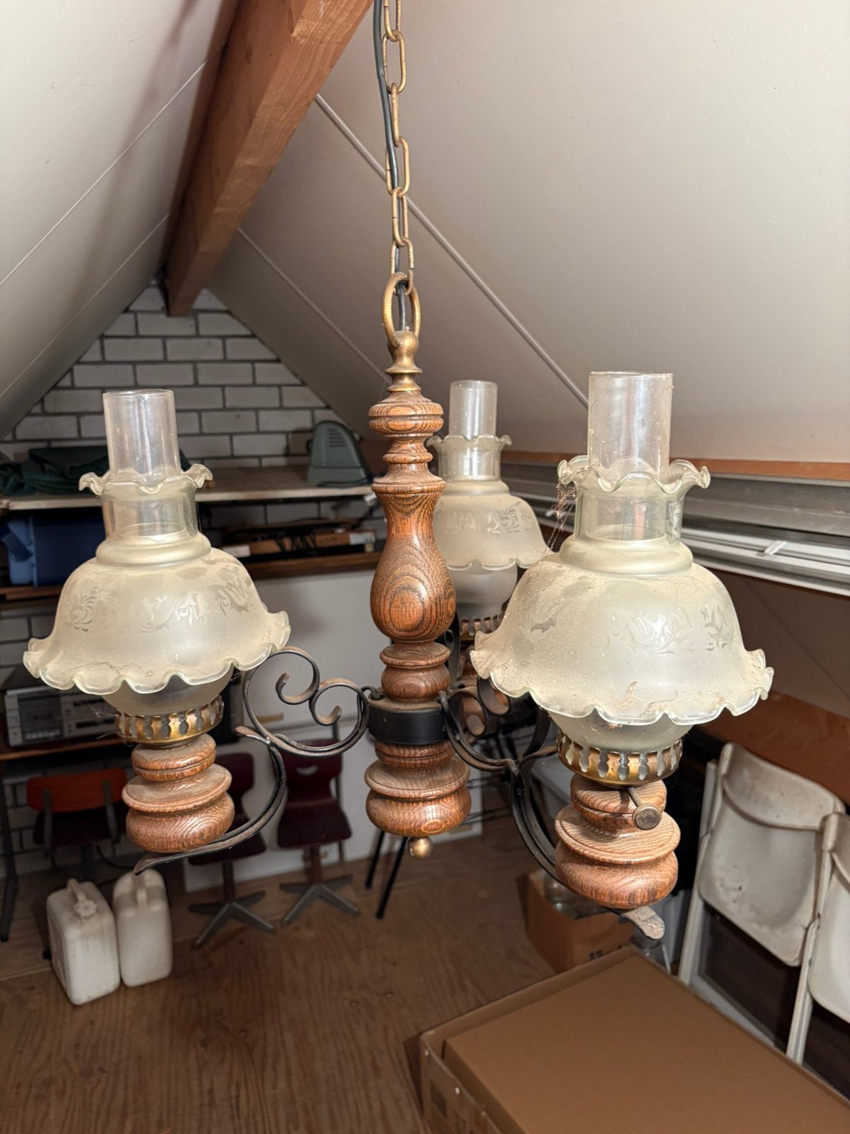 Hanglamp klassiek, Antiek en Kunst, Ophalen