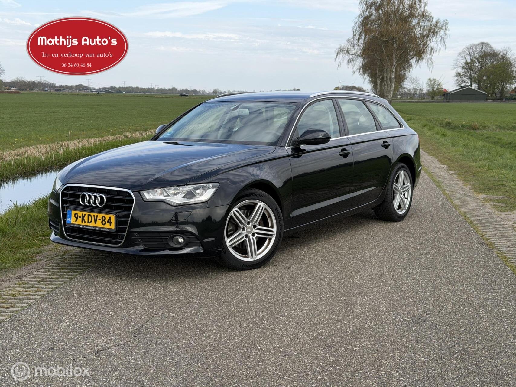 Audi A6 Avant 2.0 TDI S Edition automaat ex. BPM!, Auto's, Audi, Euro 5, 4 cilinders, Zwart, Origineel Nederlands