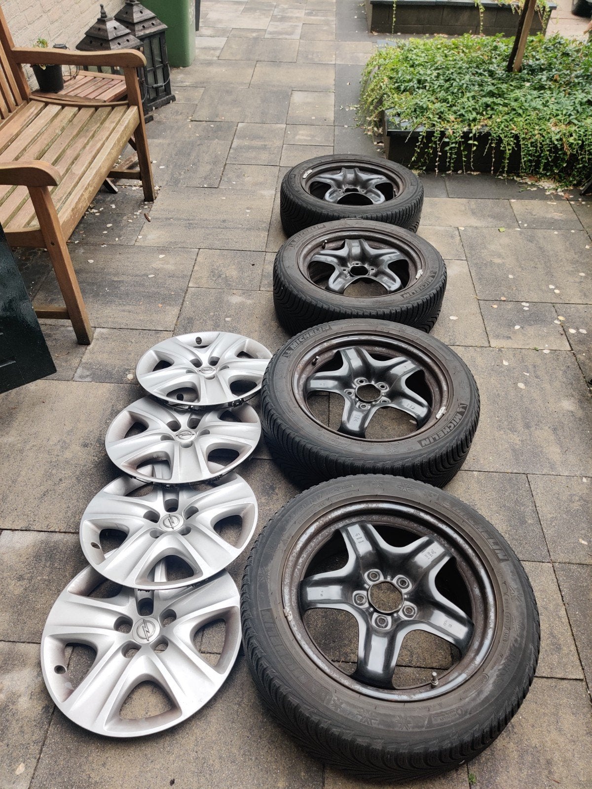 Velgen en winterbanden Opel Zafira C, Auto diversen, Ophalen, Gebruikt