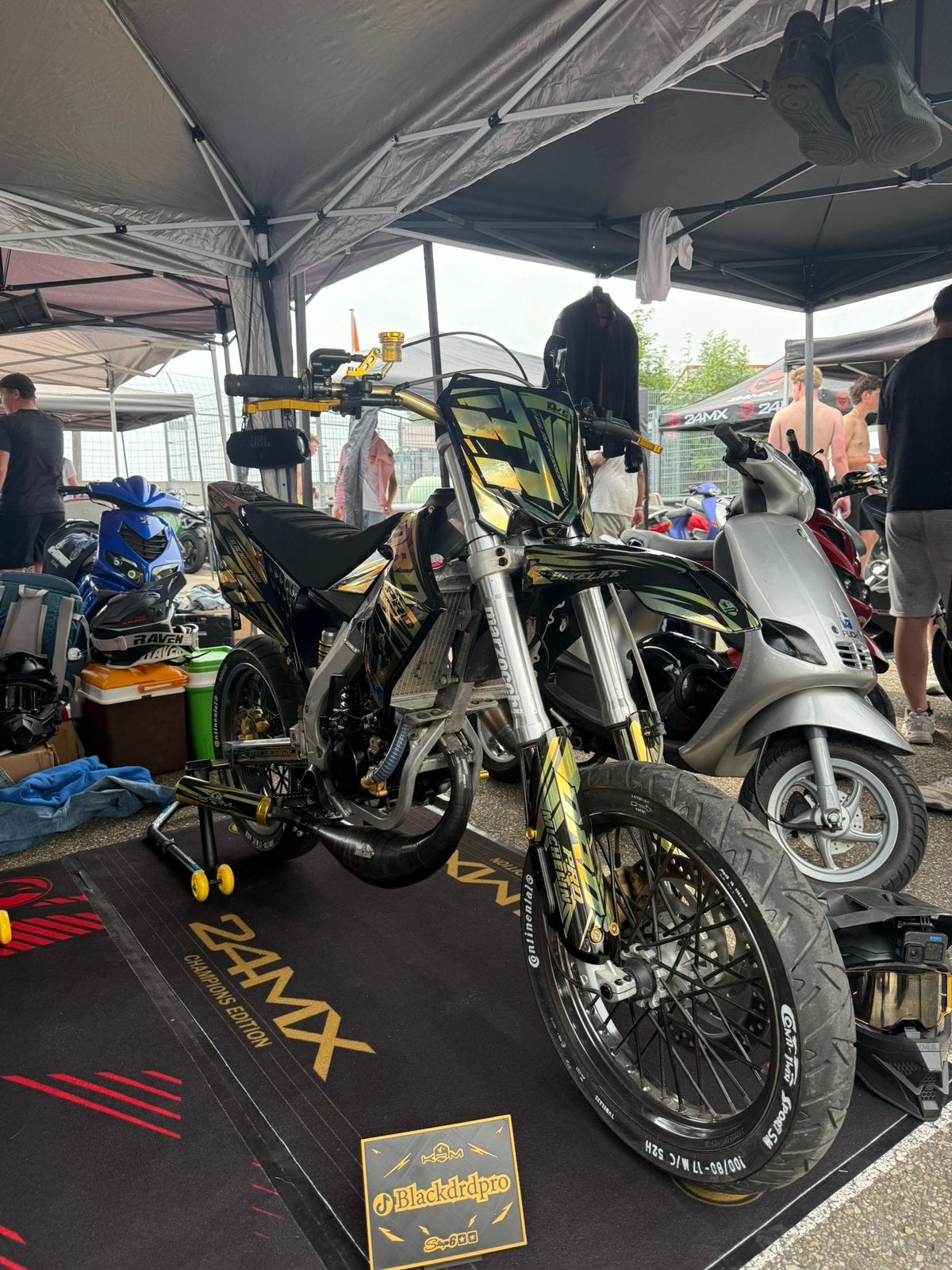 Derbi drd pro, Ophalen, Gebruikt