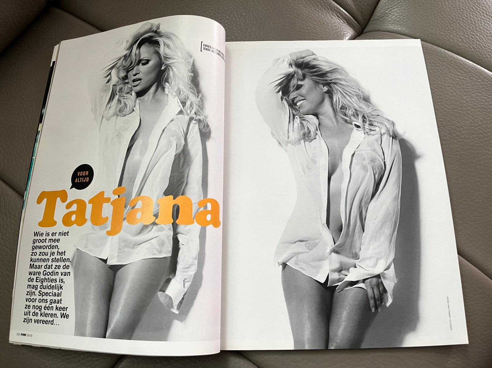 Tatjana Simic jaren '80 fhm magazine Silvester stalone, Ophalen of Verzenden, 1980 tot heden, Tijdschrift