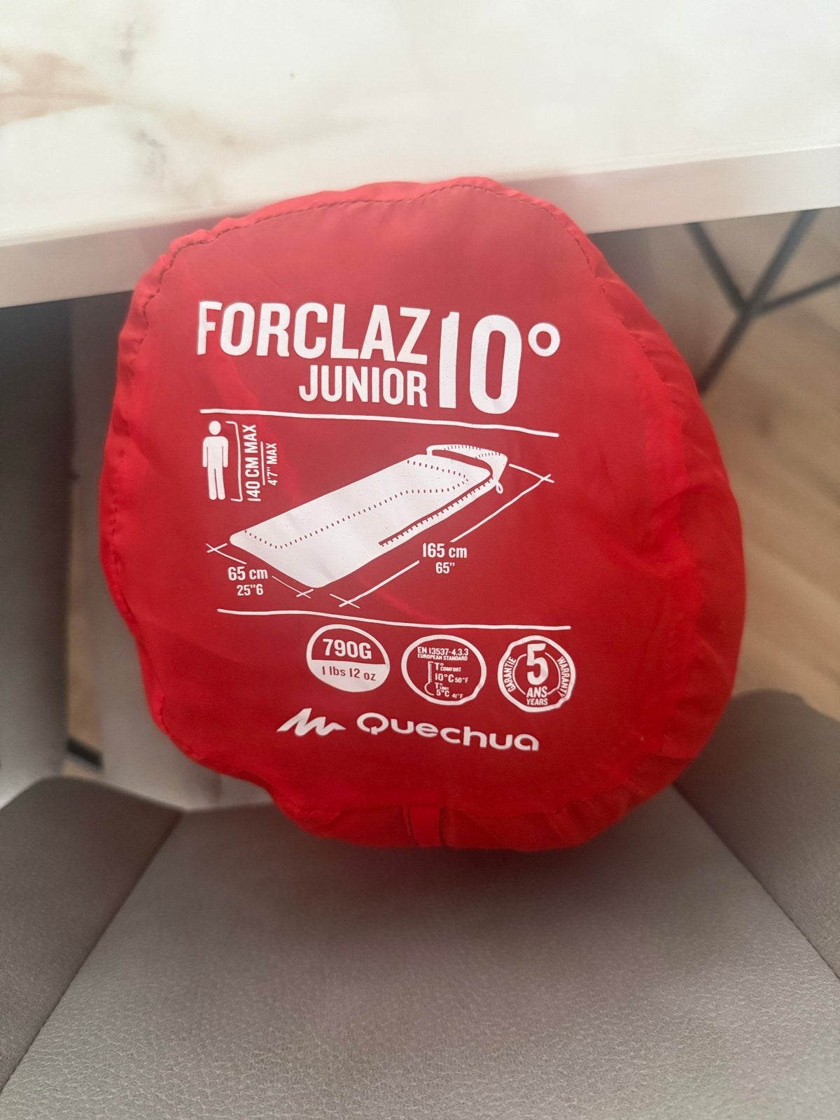 Forclaz Junior Slaapzak 10 - Ideaal voor jonge avonturiers, Ophalen of Verzenden, Gebruikt