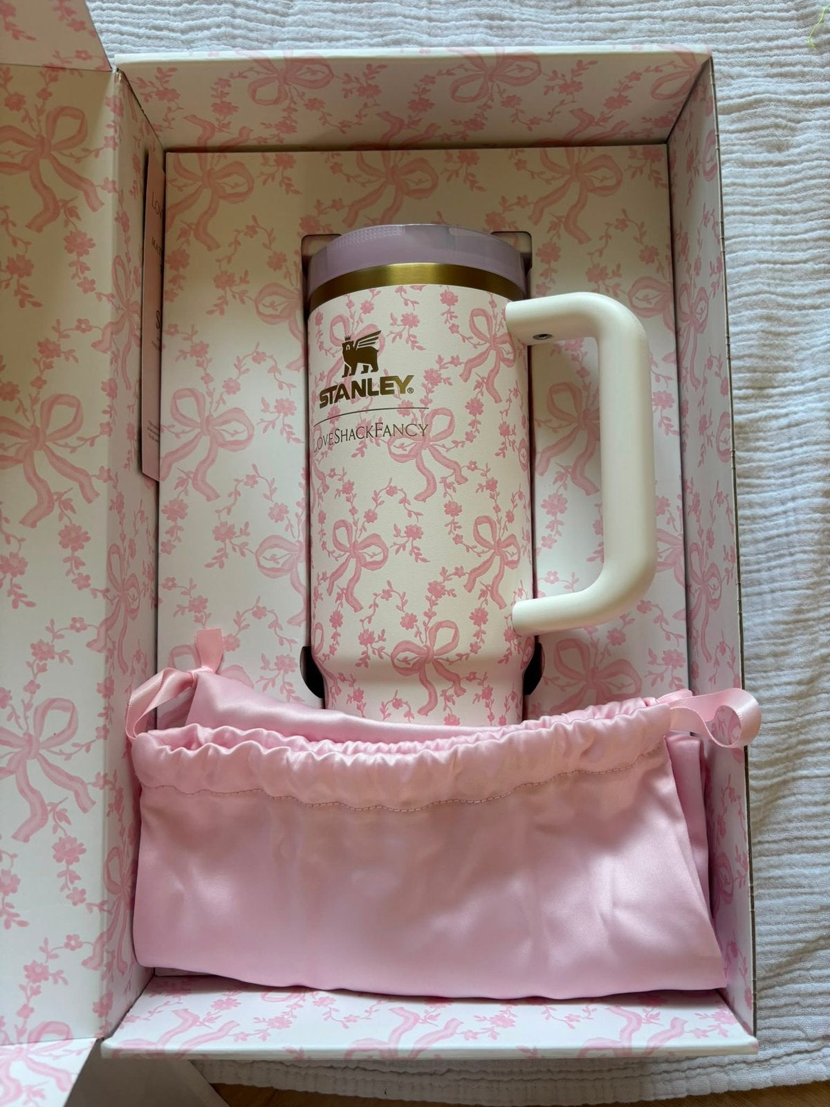 NIEUW! Stanley loveshackfancy lsf beker cup drinkbeker 30OZ, Ophalen of Verzenden, Nieuw